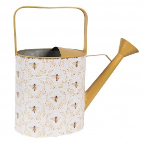 26Y5517 Decorative Watering Can 33x12x32 cm White Metal Bees