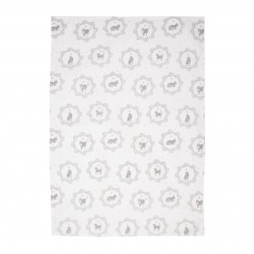 2KT042.054 Asciugamani da cucina 47x70 cm Bianco Cotone Gatti  Asciugamano da cucina