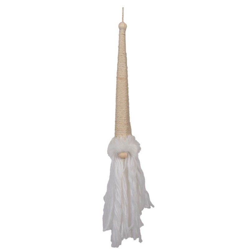 65613 Decorative Pendant Gnome 48 cm Beige Synthetic