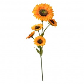25PL0085 Artificial Flower Sunflower 115 cm Yellow Plastic