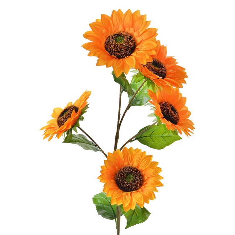5PL0086 Artificial Flower Sunflower 99 cm Yellow Plastic