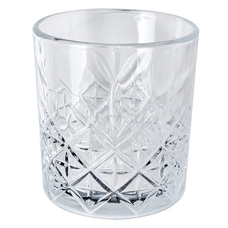 6GL4884 Water Glass 320 ml Transparent Glass Drinking Cup