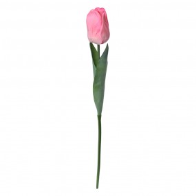 26PL0236 Artificial Flower Tulip 50 cm Pink Plastic