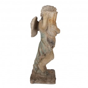 25MG0041 Decorative Figurine Angel 58 cm Green Beige Ceramic material