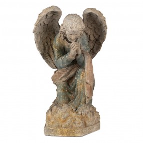 25MG0043 Figurine Angel 65 cm Green Ceramic material
