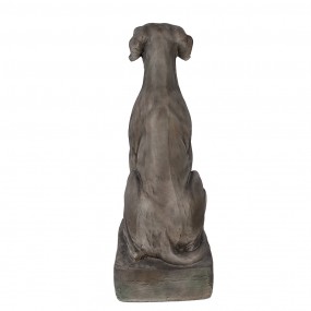 25MG0044 Figurine Dog 73 cm Grey Ceramic material