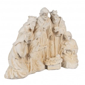 26MG0101 Figurine Nativity Scene 42x19x32 cm Beige Ceramic material