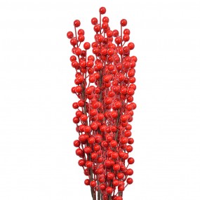 25DF0037 Fiore artificiale 70 cm Rosso Plastica