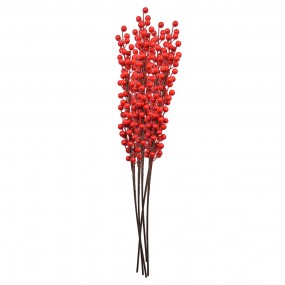 25DF0037 Artificial Flower 70 cm Red Plastic