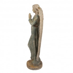 25MG0040 Decorative Figurine Angel 119 cm Green Beige Ceramic material