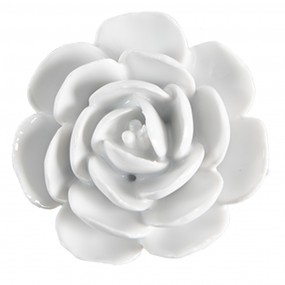 65306 Ø 6x3 cm White Ceramic