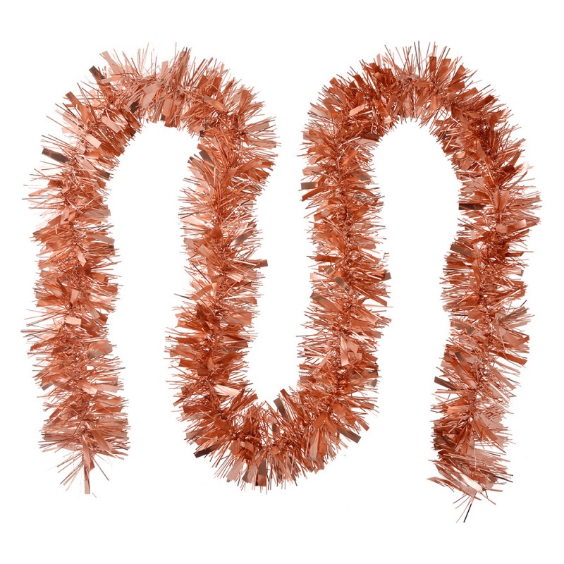 65549 Christmas garland 200 cm Copper colored Plastic