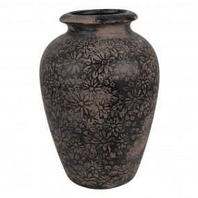 26CE1707 Vase Ø 18x26 cm Grau Keramik