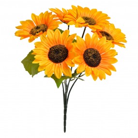 26PL0241 Artificial Flower Sunflower 40 cm Yellow Plastic