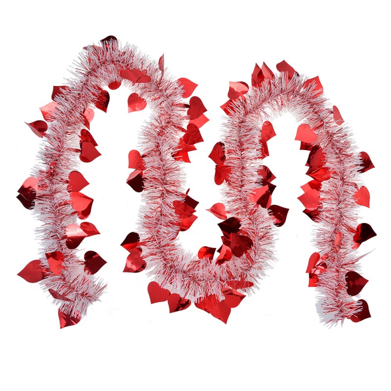 65561R Christmas garland 200 cm Red Plastic