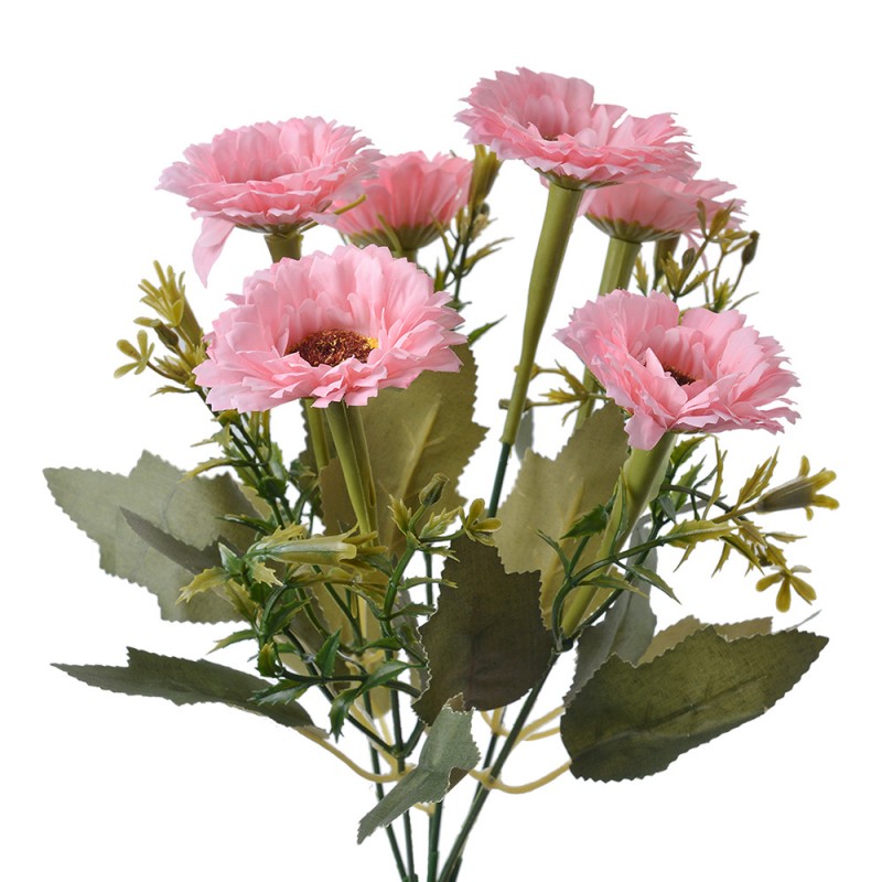 6PL0247 Fleur artificielle 30 cm Rose Plastique