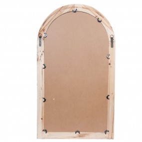 252S096 Mirror 55x95 cm Grey Wood Rectangle Large Mirror