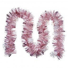 265557 Christmas garland 200 cm Pink Plastic