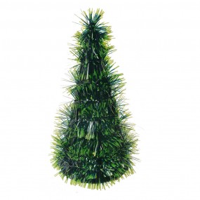 265542S Decorazione di Natalizie Albero di Natale Ø 12x25 cm Verde Plastica