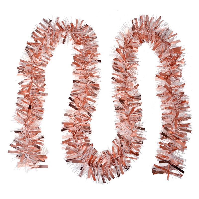 65552 Christmas garland 200 cm Pink Plastic