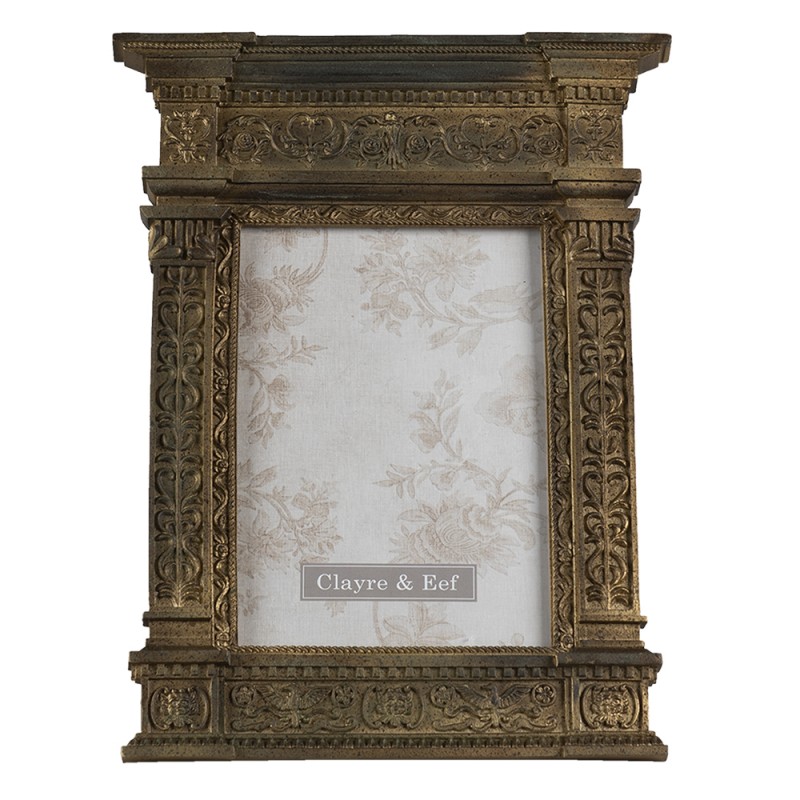 2F0850 Photo Frame 13x18 cm Gold colored Plastic Rectangle Picture Frame