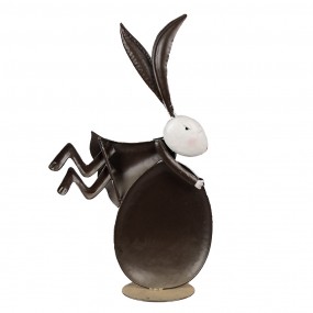 25Y1215 Decorative Figurine Rabbit 56 cm White Iron