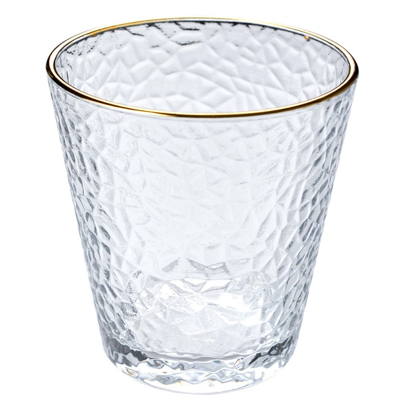 6GL4877 Water Glass 300 ml Transparent Glass Drinking Cup