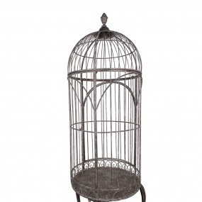 25Y1206 Bird Cage Decoration Ø 52x187 cm Brown Iron