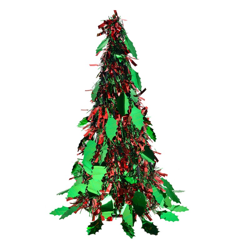 65540M Christmas Decoration Christmas Tree Ø 16x38 cm Red Plastic