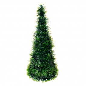 265542L Christmas Decoration Christmas Trees Ø 18x46 cm Green Plastic