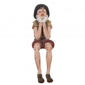 26PR0149 Figurine Pinocchio 14x8x29 cm Marron Polyrésine Accessoires de maison