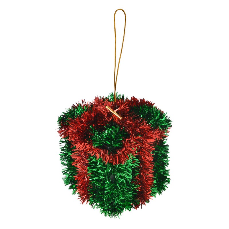 65483 Christmas Ornament Gift 6 cm Green Plastic