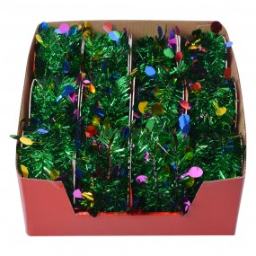 265486 Christmas garland set of 12 450 cm Green Plastic