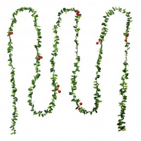 265487 Set di ghirlande natalizie di 12 270 cm Verde Plastica