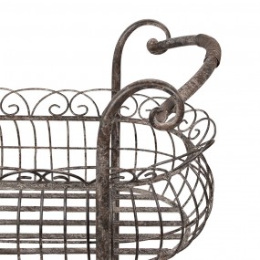 25Y1204 Plant Holder 69x30x82 cm Brown Iron Plant Stand