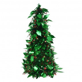 265509 Christmas Decoration Christmas Trees Ø 21x50 cm Green Plastic