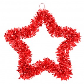 265564 Christmas Decoration Star 45x2x45 cm Red Plastic