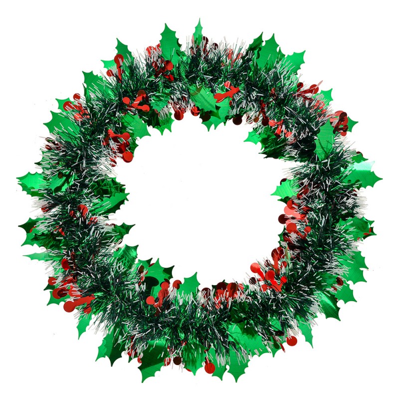 65563 Christmas wreath Ø 35 cm Green Plastic