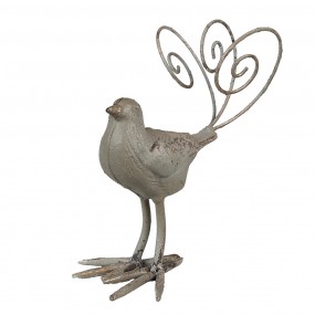 26Y5589 Decorative Figurine Bird 17x10x20 cm Green Iron