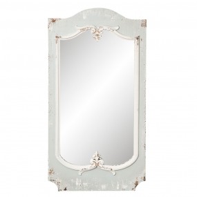 252S118 Miroir 56x110 cm Gris Bois Rectangle Grand miroir