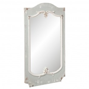 252S118 Mirror 56x110 cm Grey Wood Rectangle Large Mirror