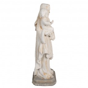 25MG0042 Statuetta Maria 55 cm Beige Materiale ceramico