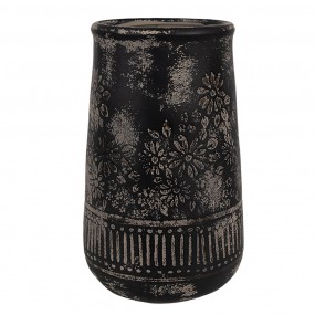 26CE1709 Vase Ø 15x23 cm Grau Keramik