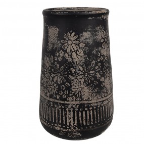 26CE1709 Vase Ø 15x23 cm Grey Ceramic