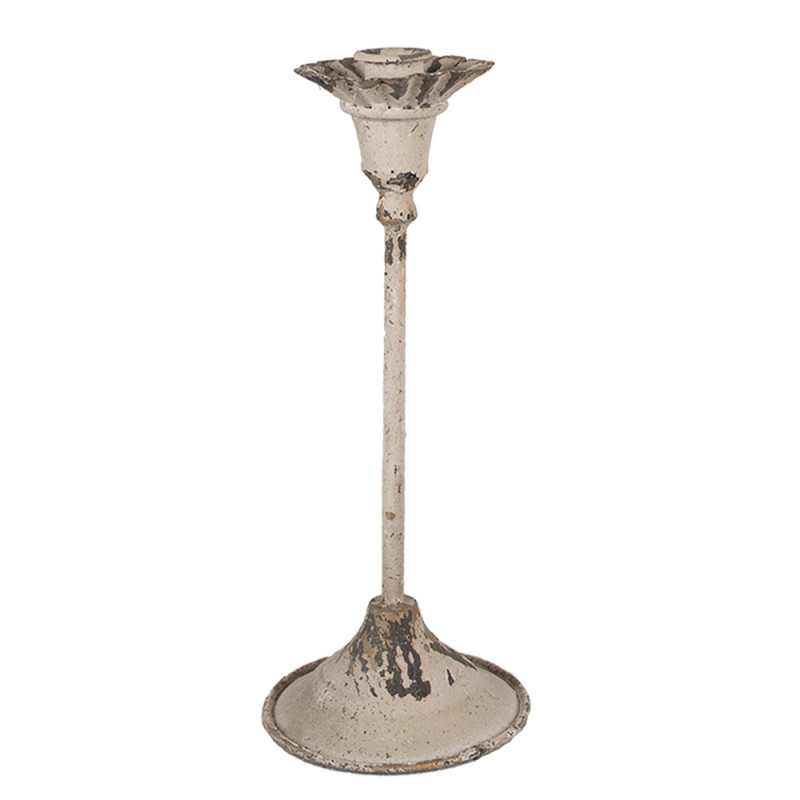 6Y5452 Candle holder 27 cm Beige Iron Candle Holder