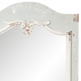 252S118 Miroir 56x110 cm Gris Bois Rectangle Grand miroir