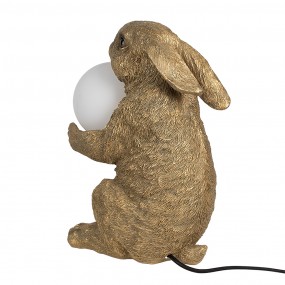 26LMP790 Table Lamp Rabbit 27x19x35 cm Gold colored Polyresin