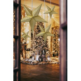 26PA0512L Hanging star 60x22x60 cm Gold colored Paper