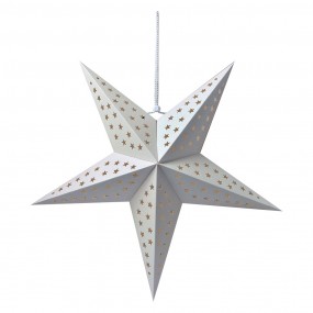 26PA0512LW Hanging star 60x22x60 cm White Paper