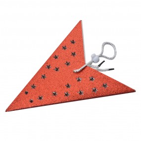 26PA0512MR Hanging star 45x15x45 cm Red Paper